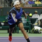 Nick Kyrgios a été contraint à l'abandon jeudi à Indian Wells KEYSTONE/EPA/JOHN G. MABANGLO